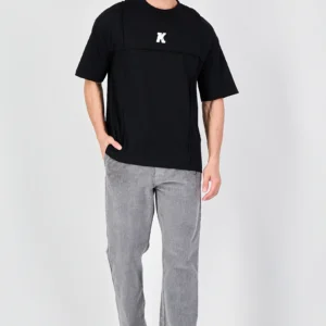 Men Crew Neck Short Sleeve Graphic Print T-Shirt, Black