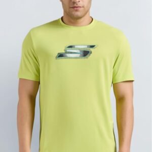 SKECHERS NEWSPRINT LOGO TEE