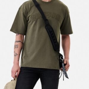 SNITCH Applique Embroidered Oversized T-Shirt