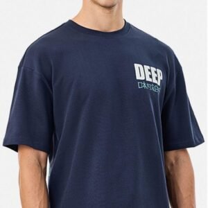 SNITCH Deep Digital Puff Print Oversized T-Shirt